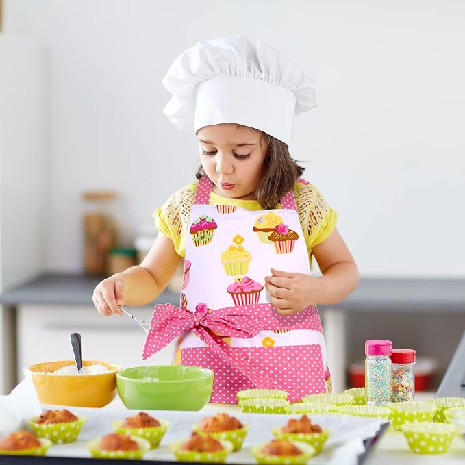 G2PLUS Kid Cotton Aprons, Toddler Apron - Image 5