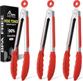 Hotec Mini Silicone Kitchen Tongs by Hotec