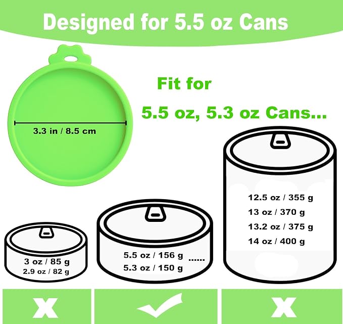 Comtim Cat Food Can Covers Lids - Image 2