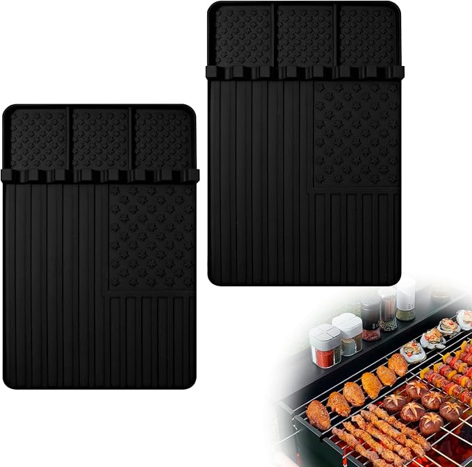 2 PCS Silicone Griddle Tools Mat - Image 8