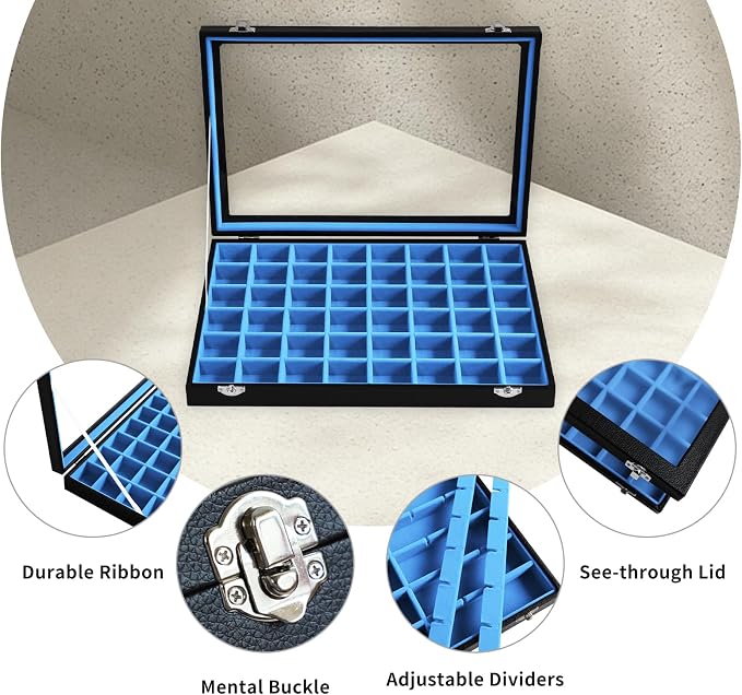 Stratalife Jewelry Organizer 48 Grid Jewelry Tray - Image 2