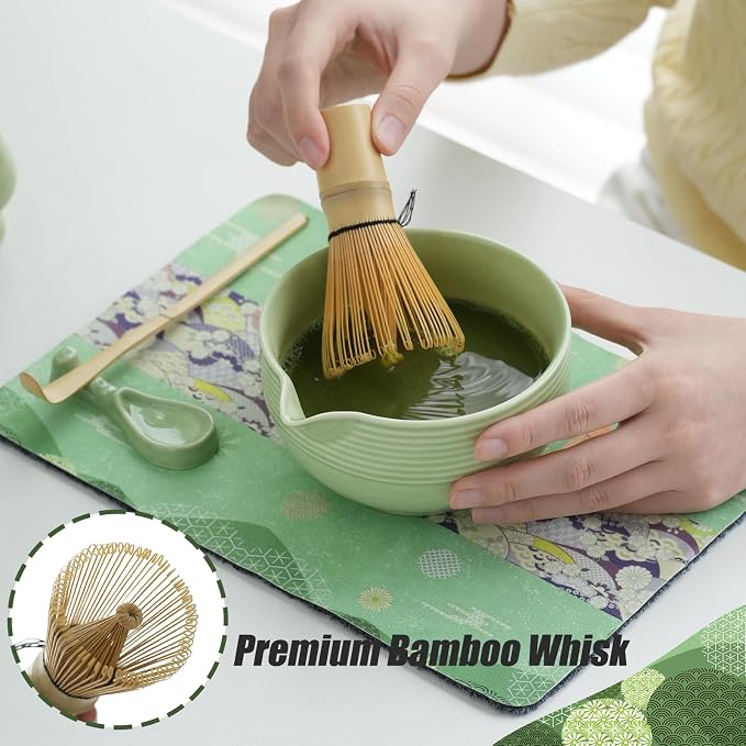Clay&Fire Matcha Whisk Set, Ceramic Matcha Set, Matcha Bowl - Image 4