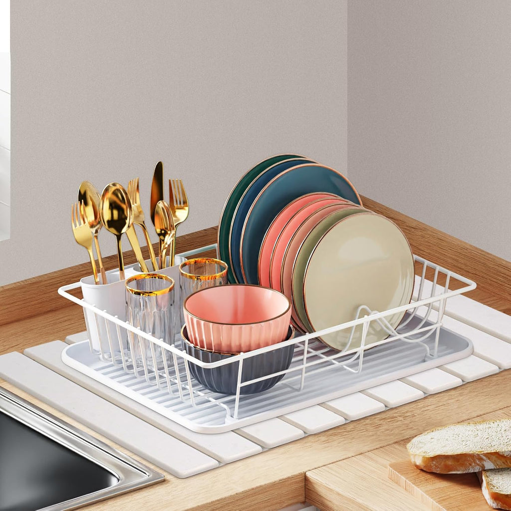 Stone Drying Mat for Kitchen Counter, Large Stone Dish Drying Mat