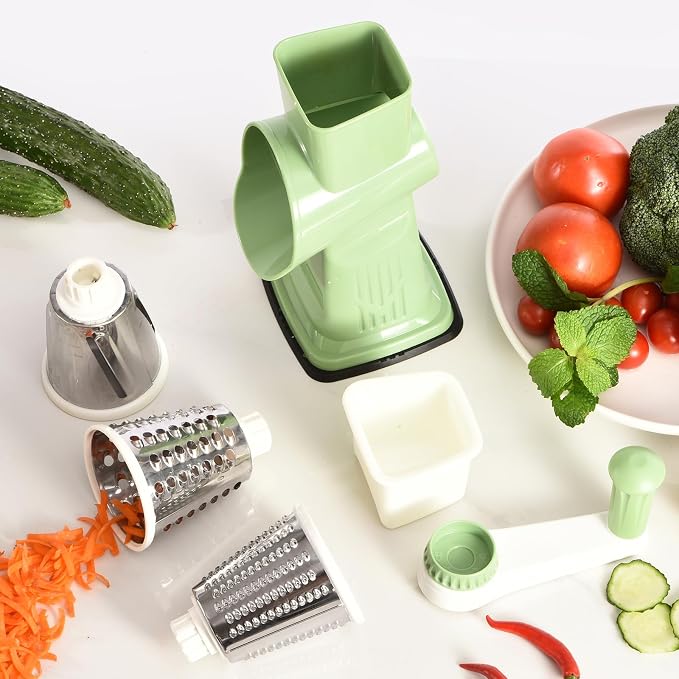 Rotary Cheese Grater Hand Crank Transparent - Image 8