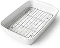 HOMBENE 4.2 QT White Casserole Dishes by HOMBENE
