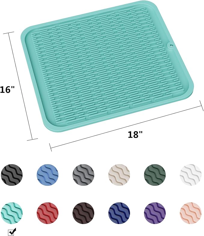 ZLR Large Silicone Dish Drying Mat - Image 6