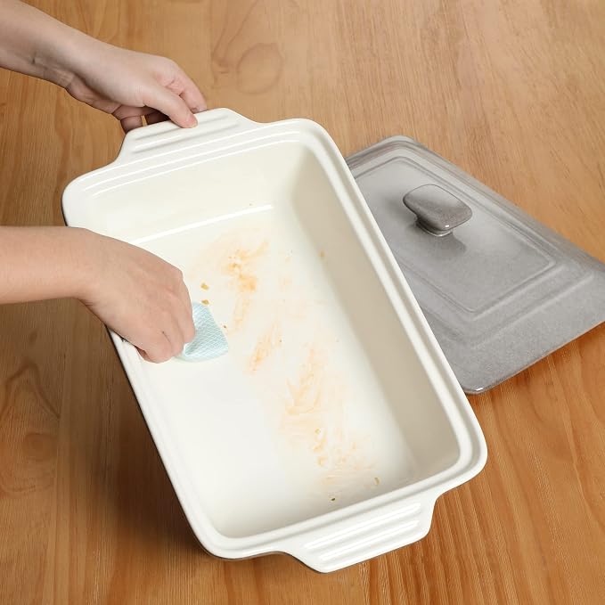 LOVECASA 4.5 Quart Ceramic Casserole Dish - Image 8