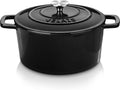 Velaze 6 QT Enameled Cast Iron Dutch Oven, Dual Handles Dutch Oven Pot by Velaze