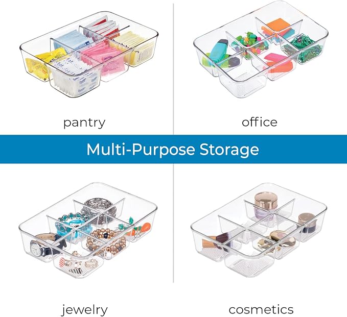 iDesign Clear Tea Bag & Sugar Packet Organizer - Image 5