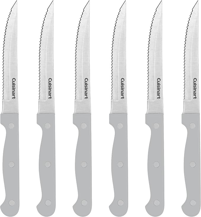 Cusinart Knife Set, Lightweight, Stainless Steel & Durable, C77TR-6PSKG by Cuisinart