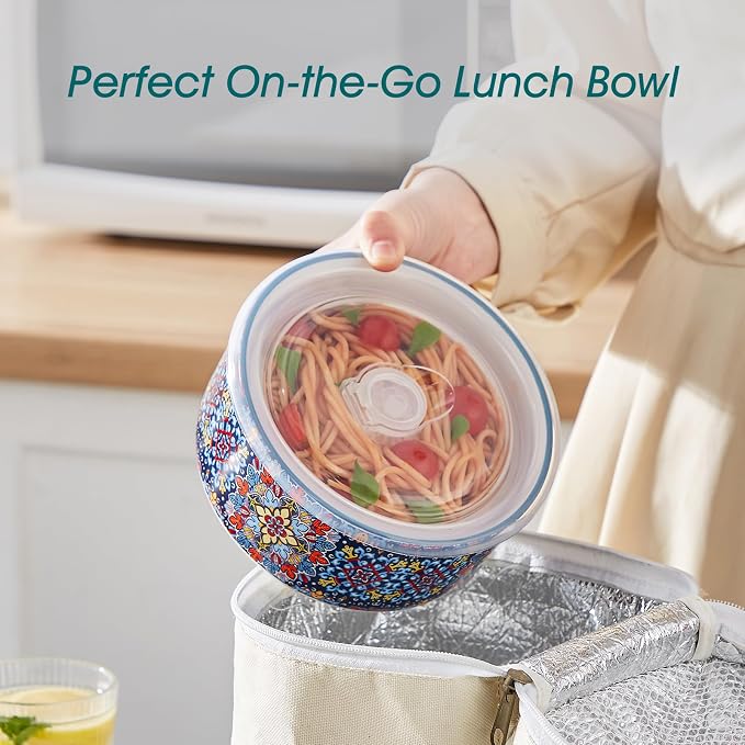 vancasso 36 oz Ceramic Bowls - Image 8