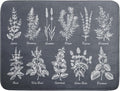 Flower Herbs Dish Drying Mat Wild Plant Dish Rack Mat by Giwawa