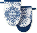 Martha Stewart Strie Medallion Mini Oven Mitt 2-Pack Set by MarthaStewart