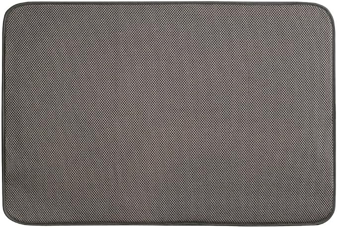 iDesign Kitchen Drying Mat – iDry Collection – Mocha/Ivory by iDesign