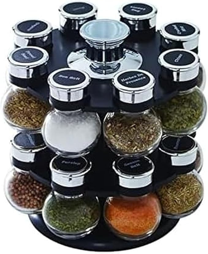 Kamenstein Ellington 16 Jar Revolving Spice Rack by Kamenstein