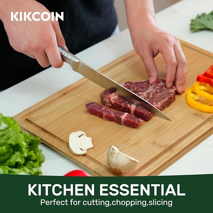 Kikcoin 20”×14” Bamboo Cutting Boards - Image 2