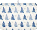 Winter Dish Drying Mat 16 x 18 Inch Blue Tree Dish Drying Pad Absorbent by Unknown