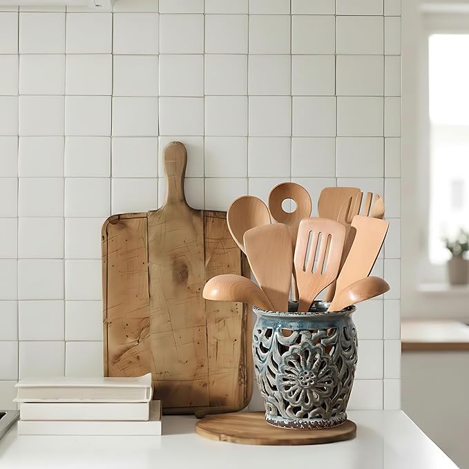 Farmhouse Kitchen Utensil Holder - Image 7