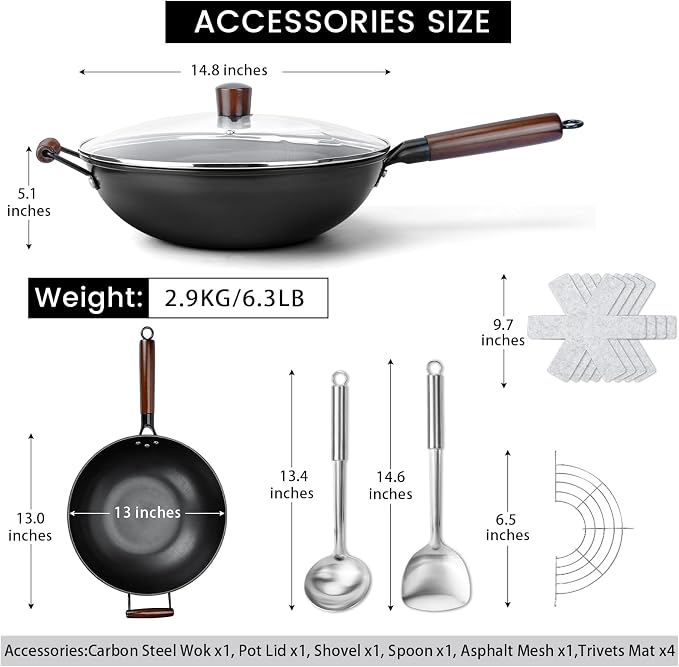 Carbon Steel Wok - Image 2