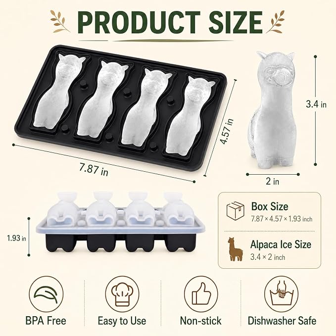 Alpaca Ice Cube Tray Mold - Image 2