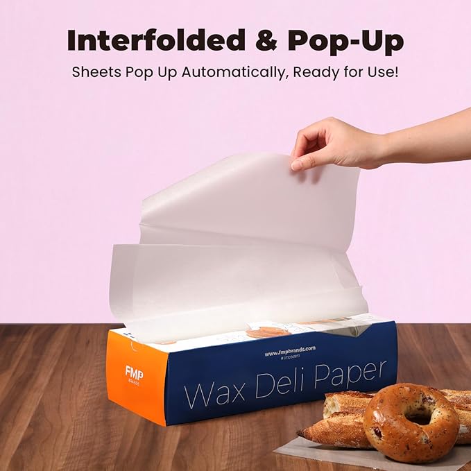 Fit Meal Prep 12 x 10.75" Wax Paper Sheets - Image 3