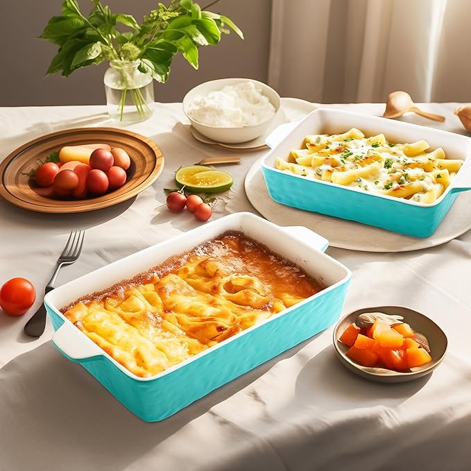 Casserole Dishes for Oven, Ceramic Baking Dishes, Lasagna Pan - Image 7