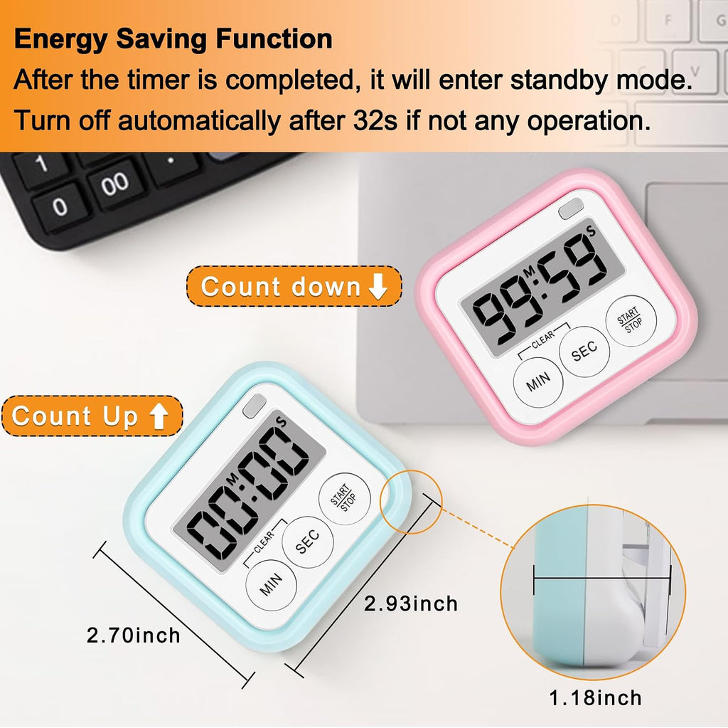 Timer, Kitchen Timers for Cooking Classroom Timer for Kids Teachers