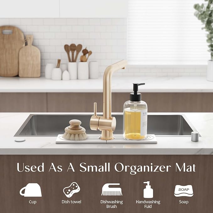 Eormoe Kitchen Sink Faucet Mat - Image 4
