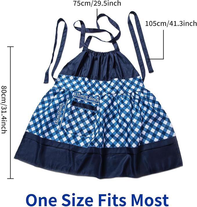 Lovely Flower Pattern Retro Aprons - Image 6