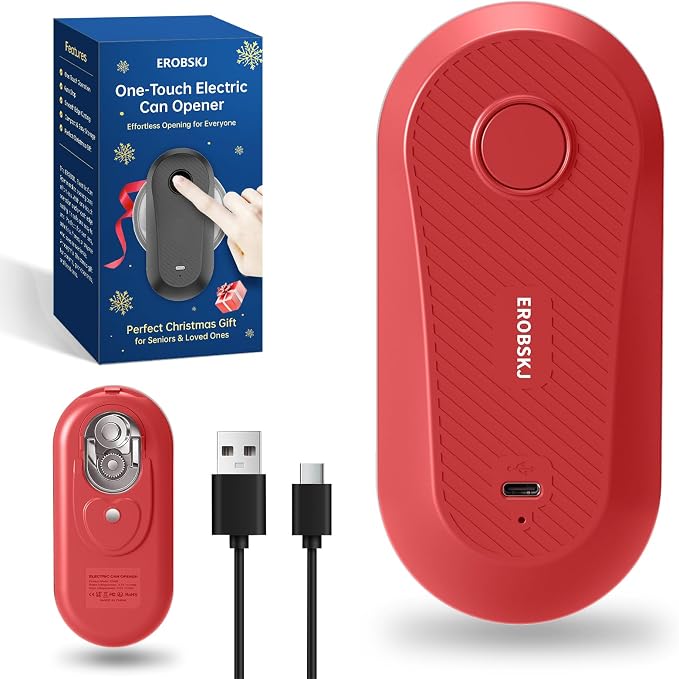 Auto Electric Can Opener, Rechargeable Can Openers by EROBSKJ
