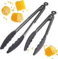 StarPack Premium Silicone Kitchen Tongs Set of 2 by StarpackHome