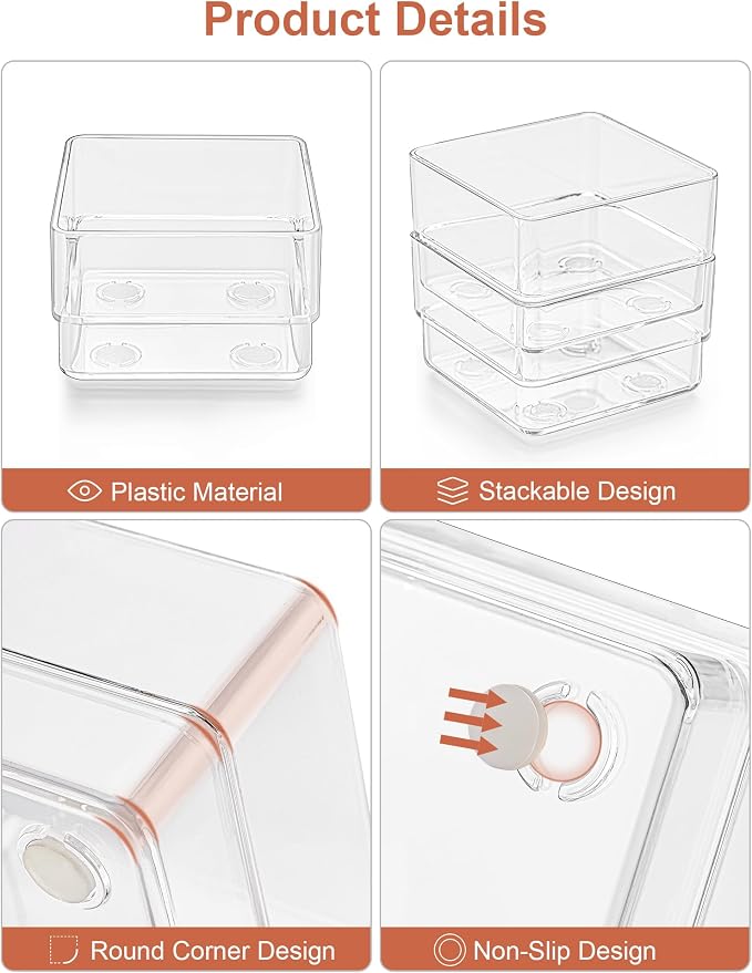 SMARTAKE 20-Piece Drawer Organizer - Image 5