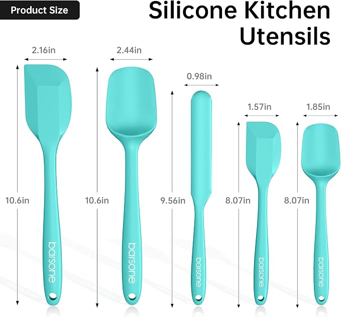 5-Piece Silicone Spatula Set - Image 2