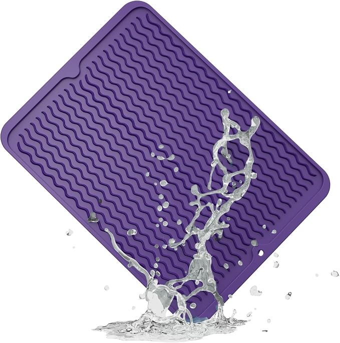 ZLR Silicone Dish Drying Mat & Heat Resistant Trivet by ZLR