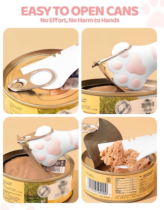 5 PCS Cat Food Can Covers Lids Set, Silicone Pet Food Can Lids - Image 7