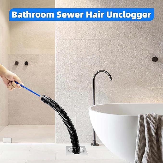 Flexible Cleaning Tool, Bendable Sewer Drain Brush, Long Pipe Cleaner - Image 6