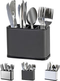 LIBODOUR Utensil Holder, Stainless Steel Caddy Counter, Spoon holder, 4 by ModernandFarmhouseUtensilHolder