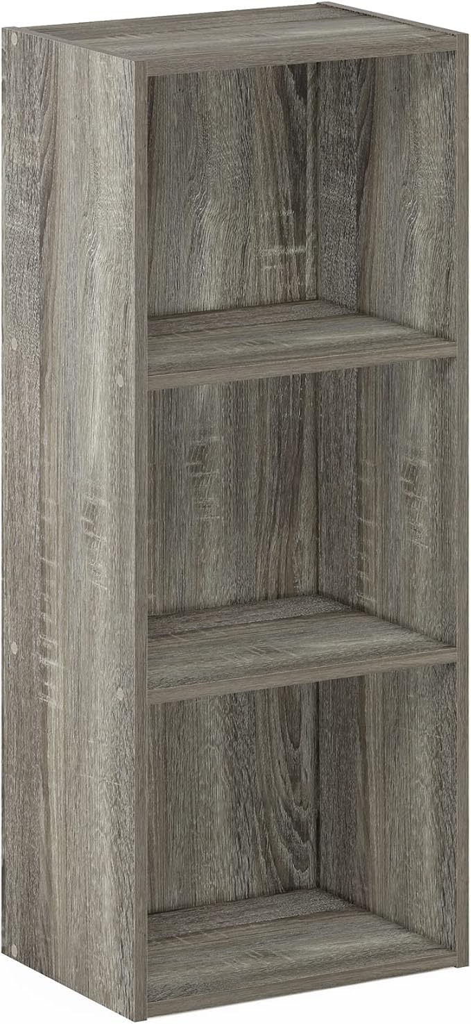 Furinno LUDER Book Shelf, 3-Cube Bookshelf, Bookcase - Image 7