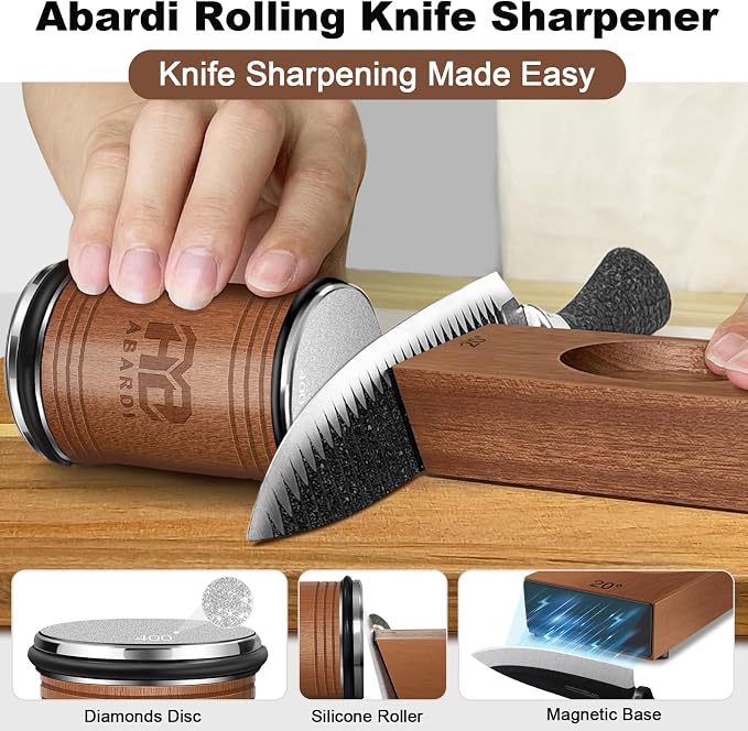 Abardi Rolling Knife Sharpener, Knife Sharpening - Image 2