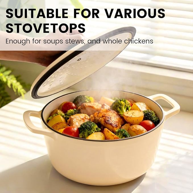 Enameled Cast Iron Dutch Oven - Image 6