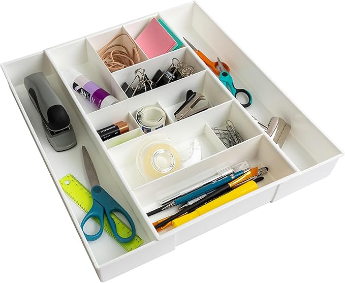 Dial Industries Expandable Junk Drawer Desk Organizer Storage Tray by DialIndustries