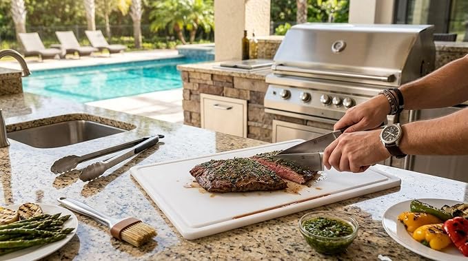 FARBERWARE Extra-Large Plastic Cutting Board, 15x20 Inch Dishwasher-Safe - Image 12