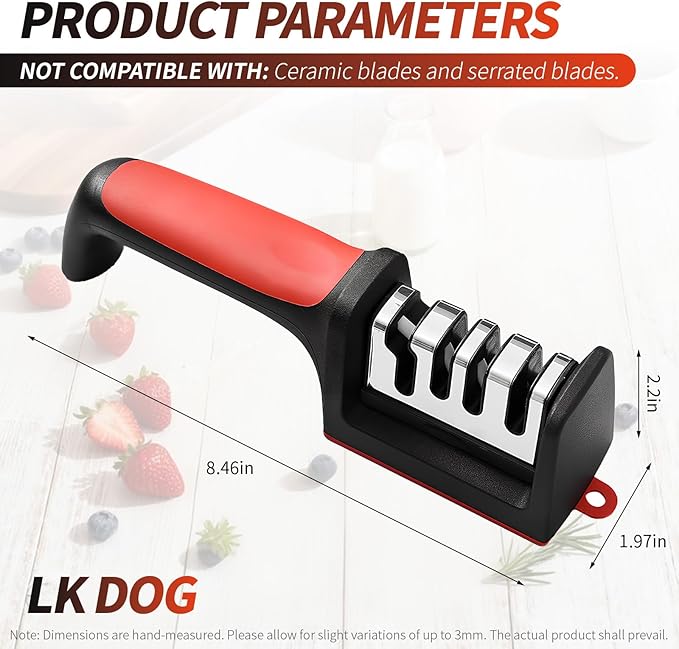 4-in-1 Kitchen Knife Sharpener, Scissor Sharpening - Image 2