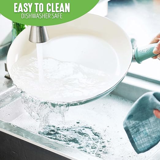 GreenLife Nonstick 8" Frying Pan Skillet, Non-Toxic PFAS-Free Ceramic Nonstick - Image 8