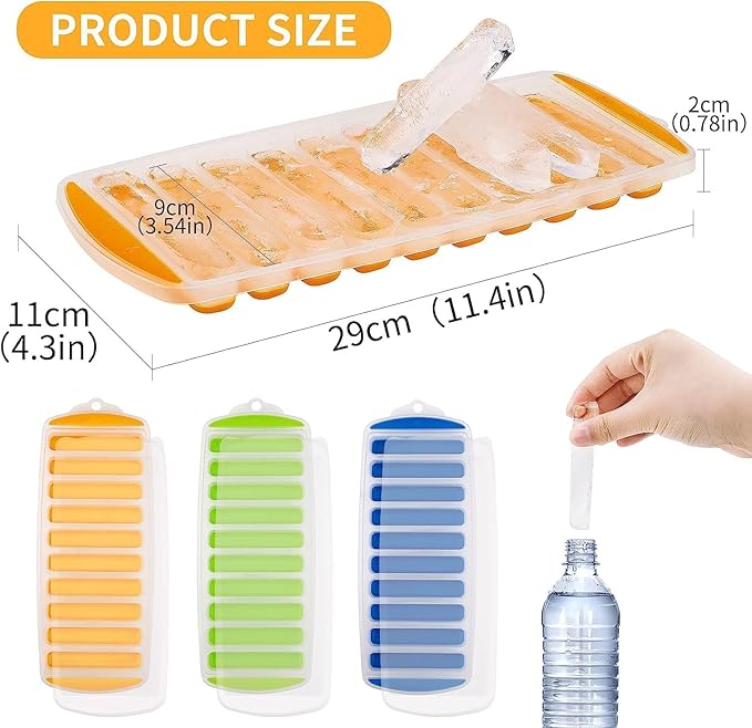 2 Pcs Long Ice Stick Tray Silicone - Image 2