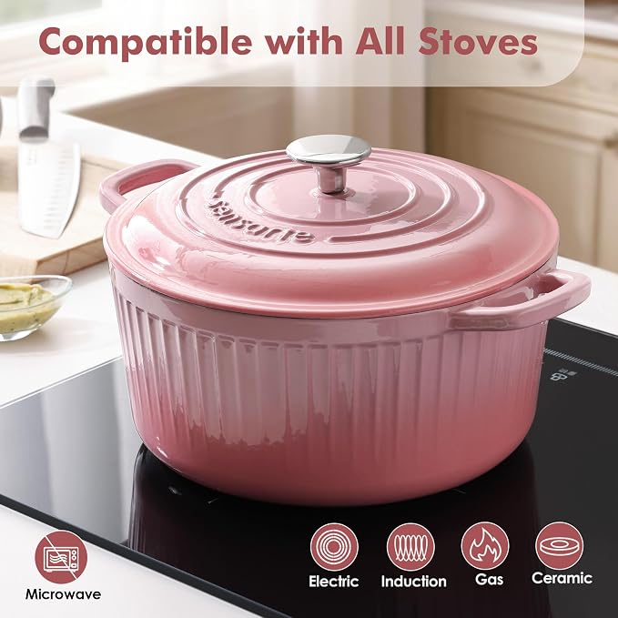 SENSARTE Enameled Cast Iron Dutch Oven Pot - Image 6