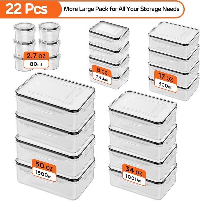 44 PCS Food Storage Container - Image 2