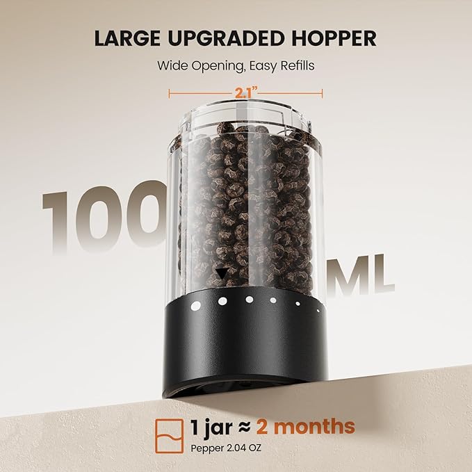 Electric Salt and Pepper Grinder Set - Image 4