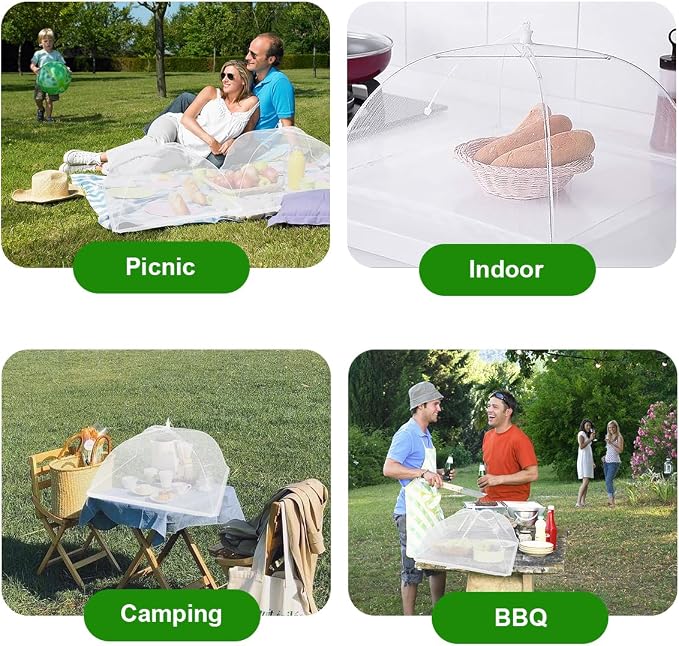 Pop-Up Outside Picnic Mesh Food Covers Tent Umbrella - Image 3