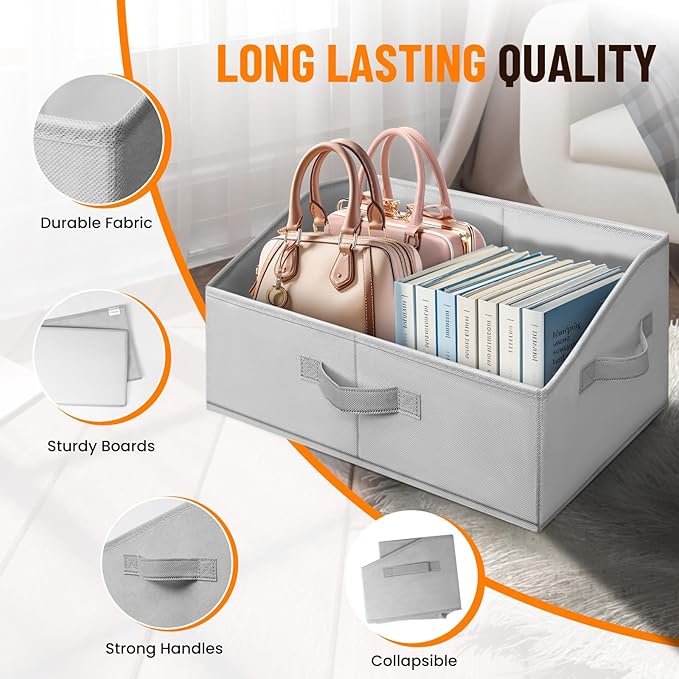 Extra Large Closet Organizers Bins 6 Pack - Image 6